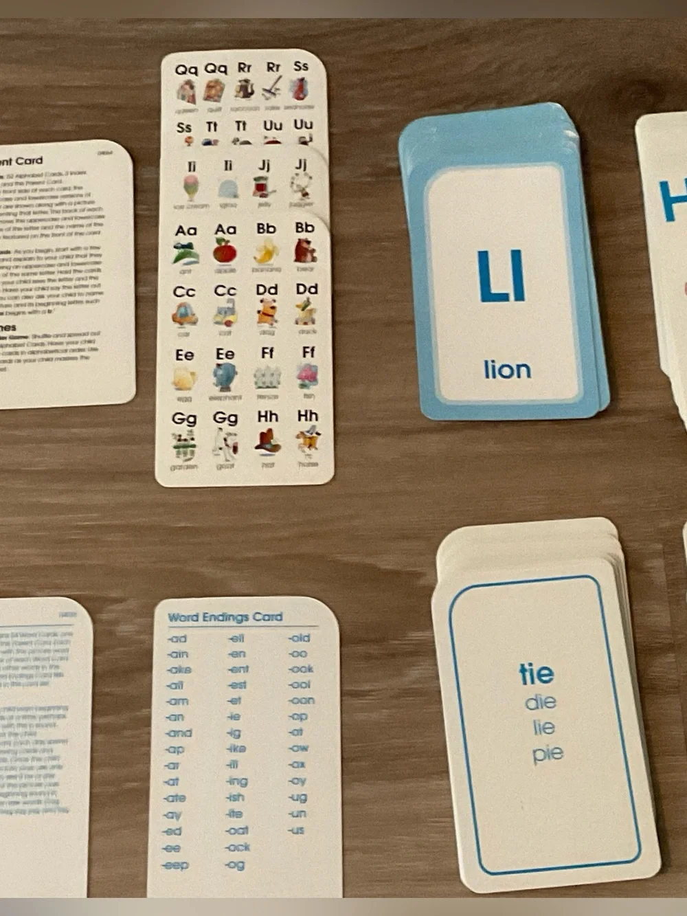 School Zone | Kids Flashcard & Learning Card Bundle - Blue, White, Green Accents